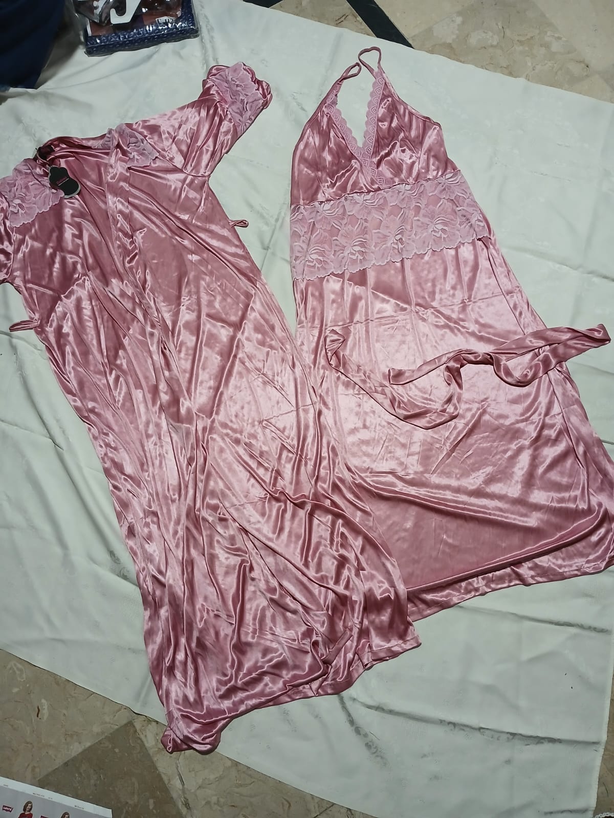 Pink 2-Piece Nighty Set