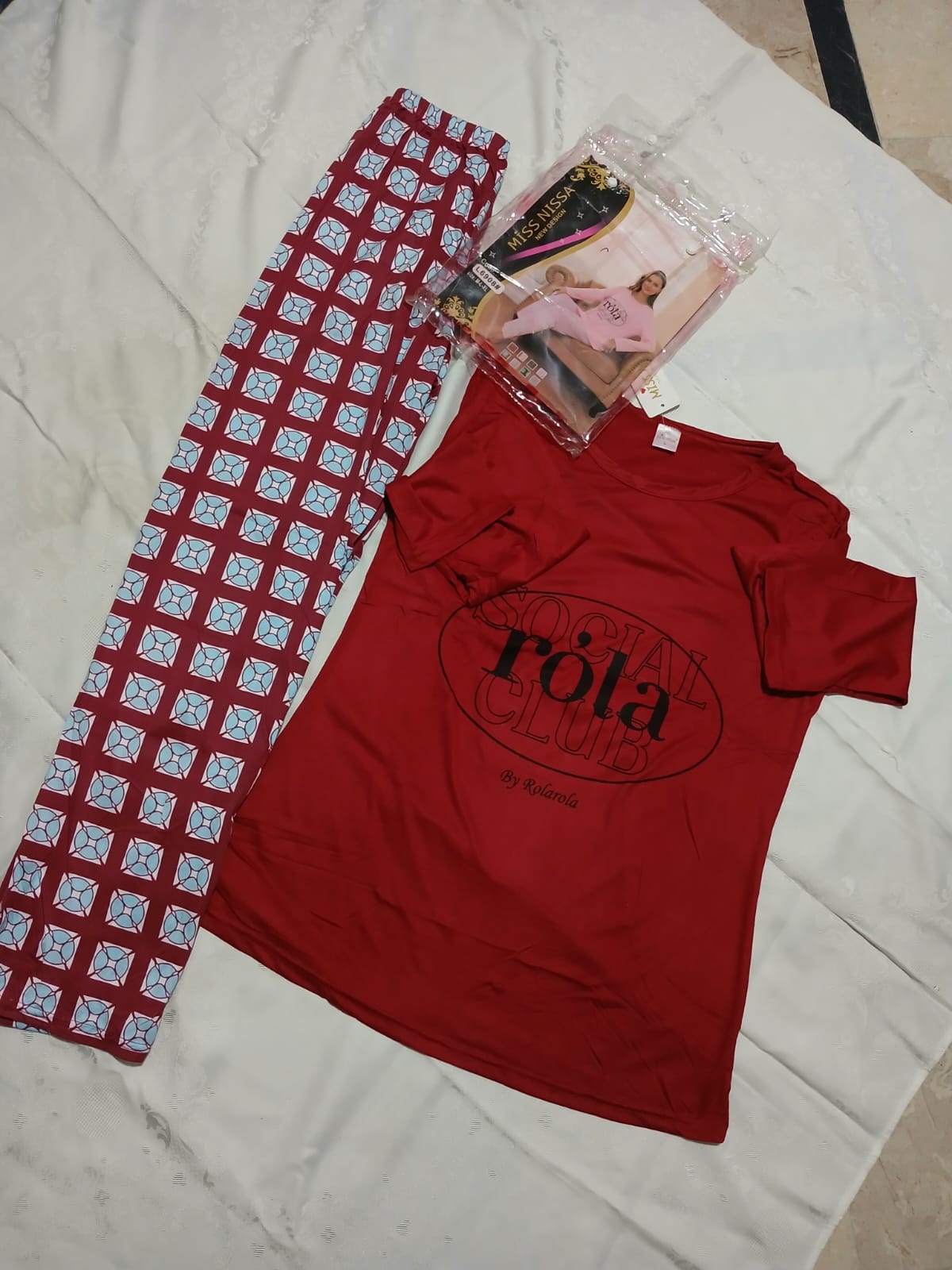 Trouser Shirt Night Dress Set