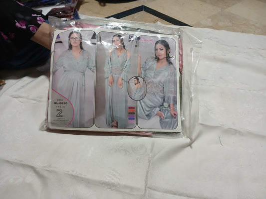 Pink 2-Piece Nighty Set