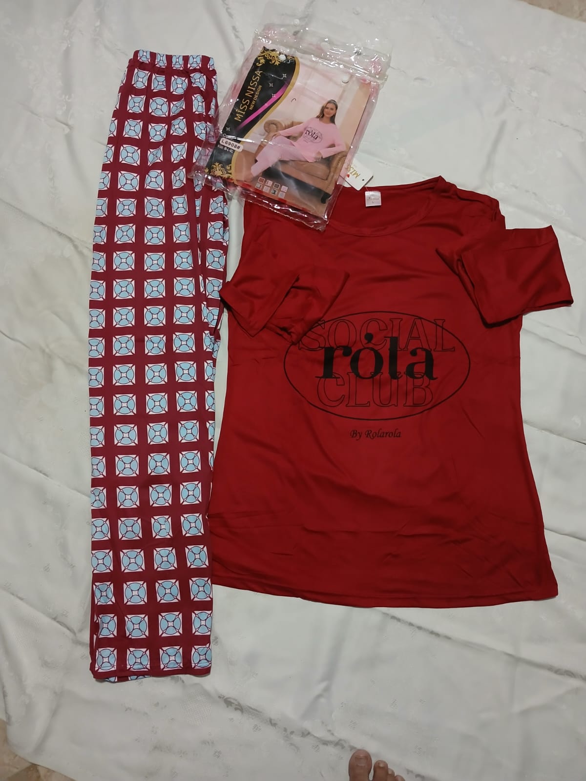 Trouser Shirt Night Dress Set