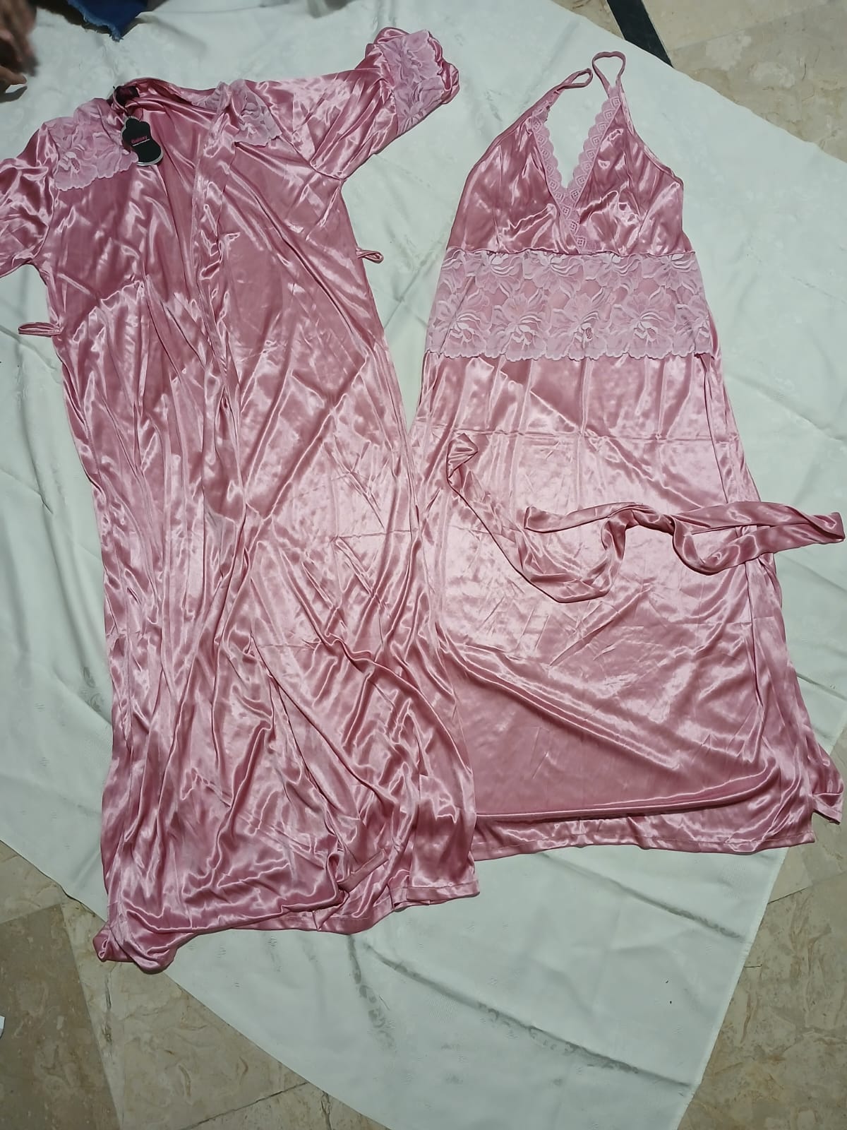 Pink 2-Piece Nighty Set